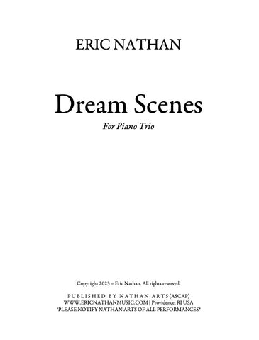 "Dream Scenes" (2023) for piano trio