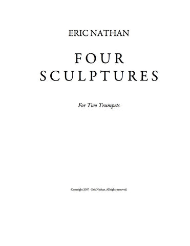 Four Sculptures (2007) - For Two Trumpets