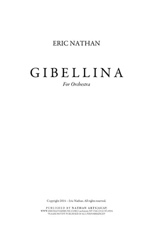 Gibellina (2014) - For Orchestra